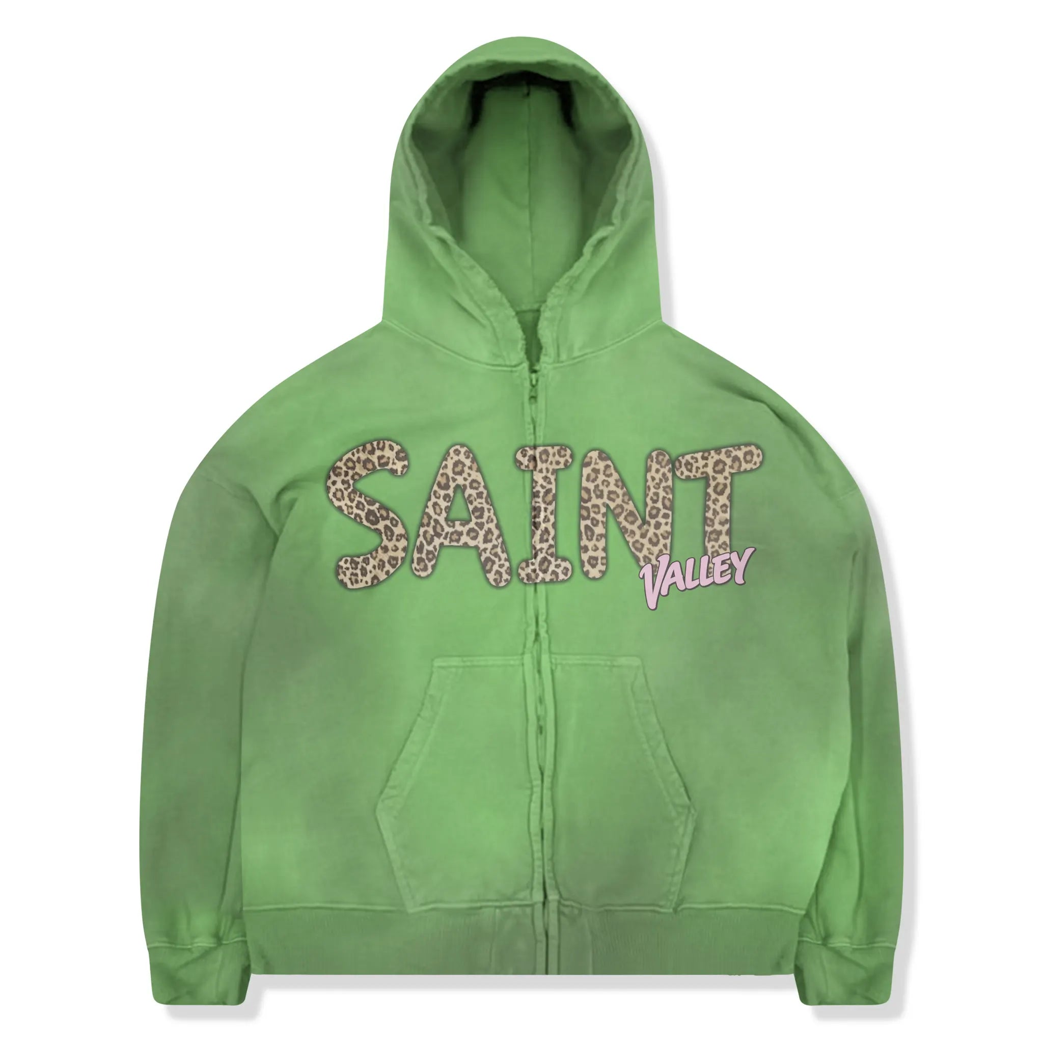 Front View of Suavo London Green Valley Hoodie